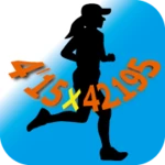 calculator for runners android application logo